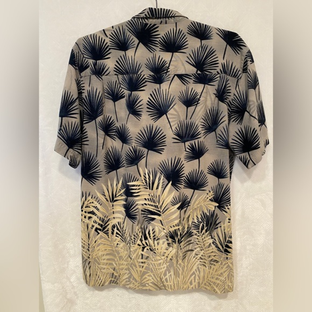 Men's Caribbean Joe Floral/Hawaiian Short Sleeve‎ Shirt, Medium
